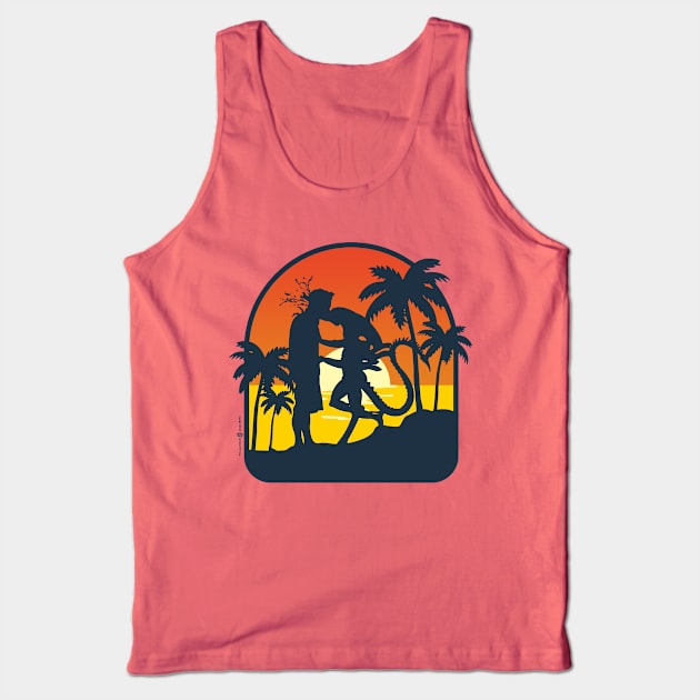 Alien Sunset Kiss Tank Top by StudioPM71